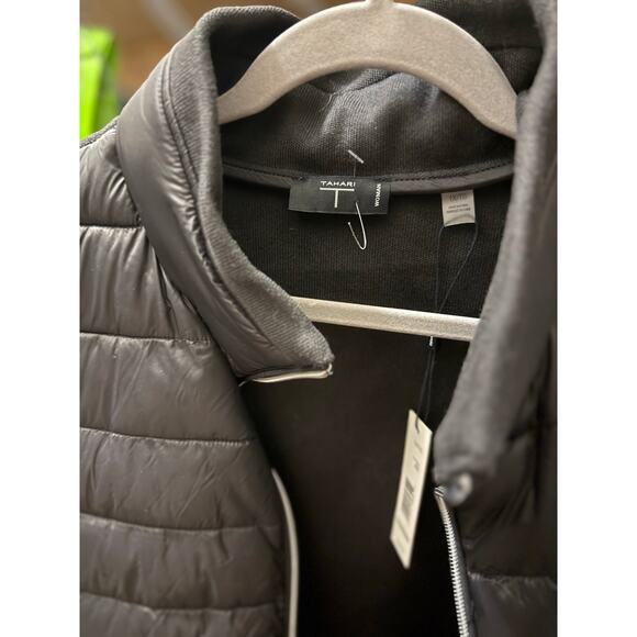 NWT Tahari Women’s‎ 1X Black Quilted Puffer Vest Zip Pockets - Picture 2 of 5